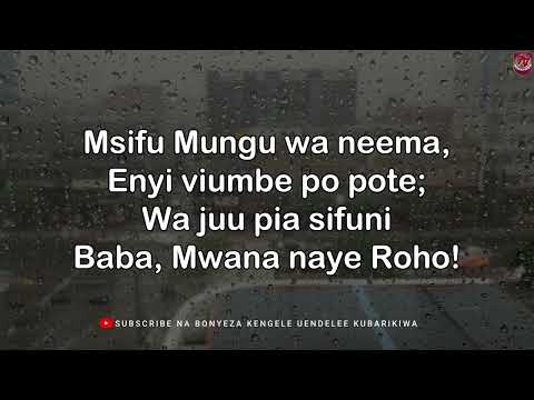 Msifu Mungu Wa Neema Nyimbo Za Kristo No 12