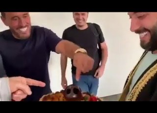  جديد القيصر كاظم الساهر يحتقل بعيد ميلاد اسـامه ابن اخوه حسين كل سنه وانت بألف خير اسـامة