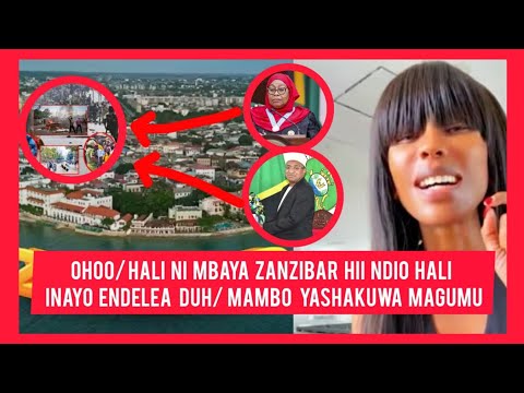 OHOO KIMEUMANA ZANZIBAR HALI NI MBAYA TAZAMA KINACHO ENDELEA HUKO
