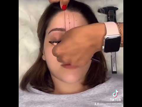 كيفية أخذ مقاسات حواجب متسواية بال مم كيفية أخذ مقاسات حواجب متسواية بال مم