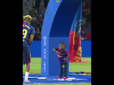 Lamine Yamal Little Brother Dance To Y Que Fue After La Liga Win Viral Barça Moment Shorts