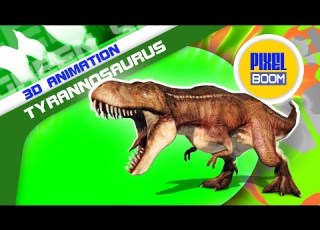  Green Screen JURASSIC PARK Tyrannosaurus T Rex HD Footage PixelBoom