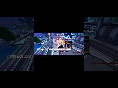 Anime Vanguards I Got Shiny Yamato With Monarch Animevanguards Roblox Shorts Shortsviral