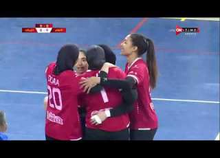 مباراة الأهلي الزمالك نهائى الدوري المصري للكرة الطائرة سيدات