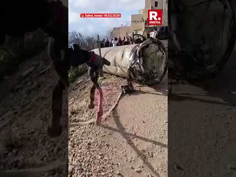 US Israel Iran War Huge Chunk Of Debris Lands Near Homes After Israel Intercepts Iranian Missile US Israel Iran War Huge Chunk Of Debris Lands Near Homes After Israel Intercepts Iranian Missile