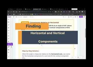 Finding Components Fx Fy