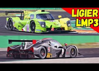  Ligier JSP 320 JSP3 LMP3 Sport Prototypes At Monza Circuit 460Hp 5 6 Litre Nissan VK56 V8 Engine