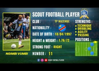  NGIMBI VUMBI WINGER PLAYMAKER TP MAZEMBE BEST OF 2023 24 FHD
