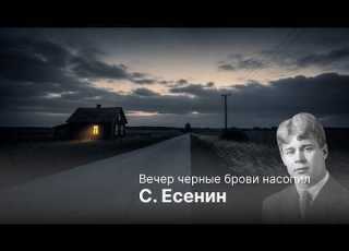 Сергей Есенин Вечер чёрные брови насопил Dark Poetry RhymeDecay
