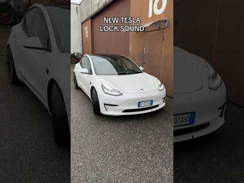 NEW TESLA LOCK SOUND