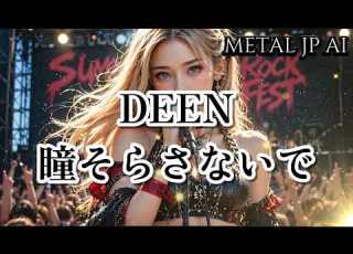 DEEN 瞳そらさないで AIメタル女子がカバーした AI Cover J Rock