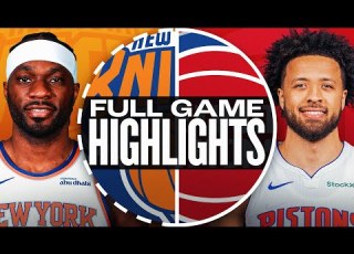  KNICKS At PISTONS FULL GAME HIGHLIGHTS April 10 2025