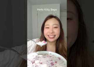  Hello Kitty Sago Drinkrecipes Homecafe Sago Strawberrysago Hellokitty Sanrio