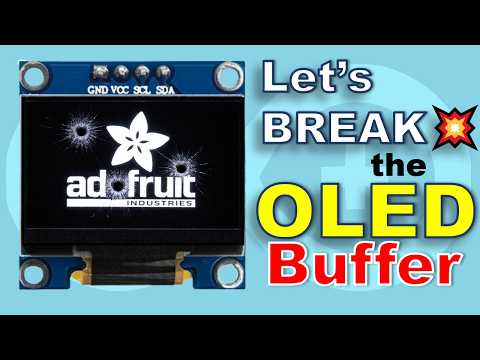 I Bypassed The OLED Library To Access The Display Buffer Directly