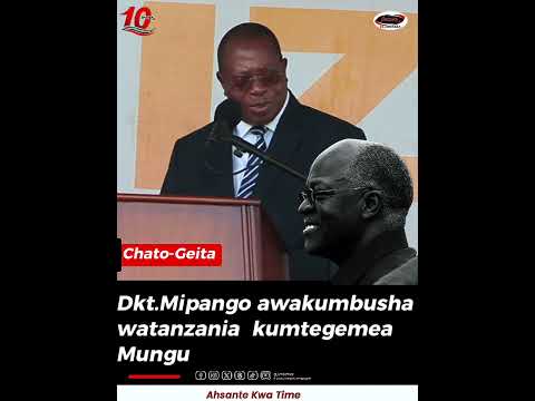DKT MIPANGO AWAKUMBUSH TENA WATANZANIA DKT MIPANGO AWAKUMBUSH TENA WATANZANIA
