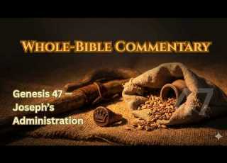 Genesis 47 Chapter Study Pilgrims And Provision