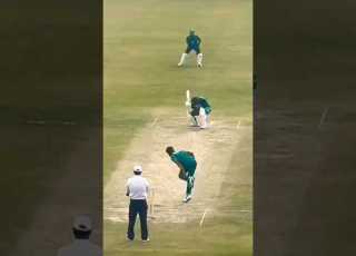  Amir Jamal Dangrous Bouncer To Babar Azam During Practice