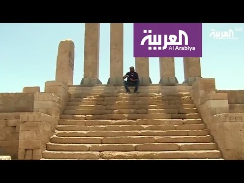 العربية في قصر بلقيس بمأرب