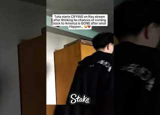 Tota Starts Crying On Rays Stream After Thinking His Chances Of Coming To The USA Are Gone Ray Tota