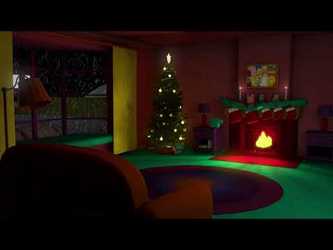 The Simpsons Cozy Fireplace Ambience Calming Sounds For Sleeping ASMR