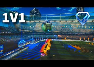 Rocket League 1v1 Gameplay Diamond 1 856 MMR