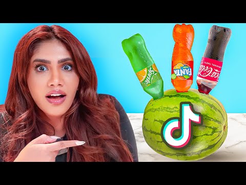 حيل التيك توك صدمتني بطيخة بالكوكا كولا