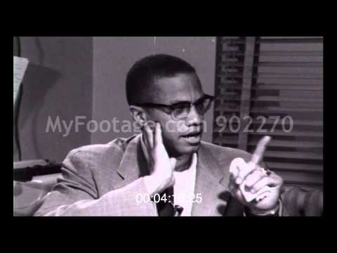 1960s Malcolm X Discusses Self Defense And Gun Control