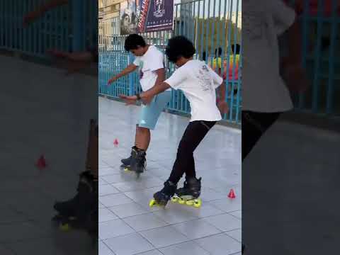 مهارات مع اصغر لاعبة سكيت