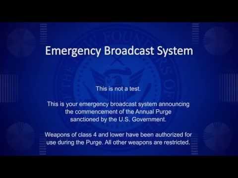 The Purge Announcement HD