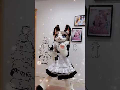 Fursuit Dance Renai Circulation Sending You Hearts Fursuit Kemono Kigurumi Animedance Shorts