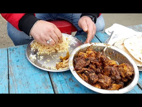 Nud Ka Desi Murga Kali Di Hatti Ka Desi Chicken Curry Chicken Curry With Rice Jammu Food Tour