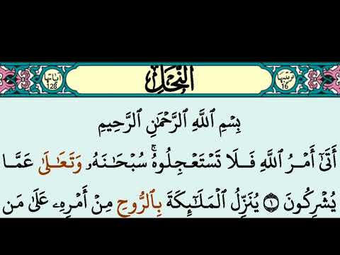 شرح واستخراج كافة أحكام التجويد من سورة النحل كتاب التربية الإسلامية الثالث الثانوي السوري الدر س1 شرح واستخراج كافة أحكام التجويد من سورة النحل كتاب التربية الإسلامية الثالث الثانوي السوري الدر س1