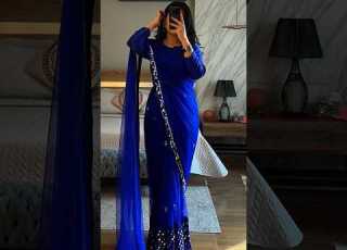  New Sari Style For Girls Shorts Shortsfeed Fashion Viralvideo Youtubeshorts Trending Short