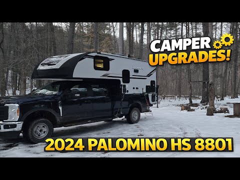 2024 Palomino HS 8801 Hard Side Truck Camper Upgrades