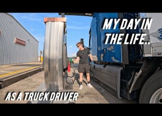 My Day In The Life As A Truck Driver OTR Trucker