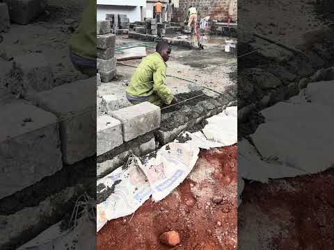 Finding The Level Dreamhome Construction Kenya House Building Architecture Stone Concrete