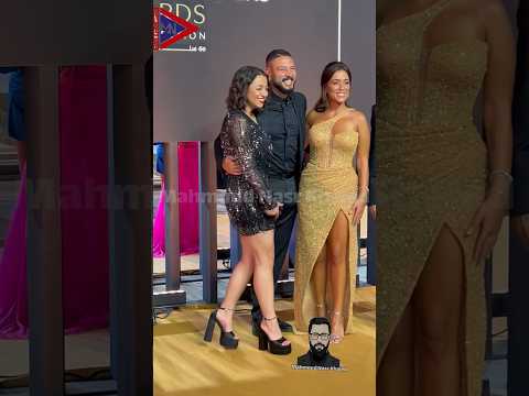 اسرة الفنانة الهام شاهين في مهرجان القاهرة للدراما بالعلمين الجديدة