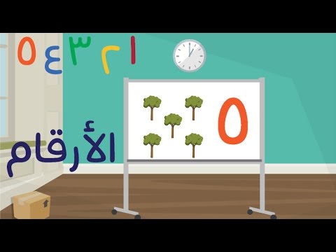 عالم مرح الأرقام من 1 الى 5 Arabic Numbers 1 5