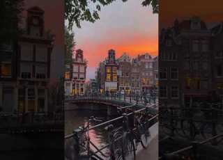  طبيعة خلابة مناظر آمستردام هولندا جمال ابلور فولو متابعة لايك Amsterdam Nederland