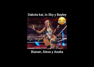 Dakota Kai Iyo Sky Y Bayley Vs Bianca Alexa Y Asuka Wwecastle Raw Smackdown Wrestling