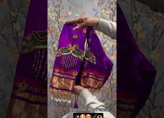  Trending आस Peacock Designs Blouse Music Trendingshorts Explorepage Vira Trendingshorts