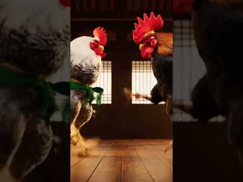 AI 3d Giant Cock Fighting And Share Transformation GoogleVeo3 Veo3viral Reels Video Shorts