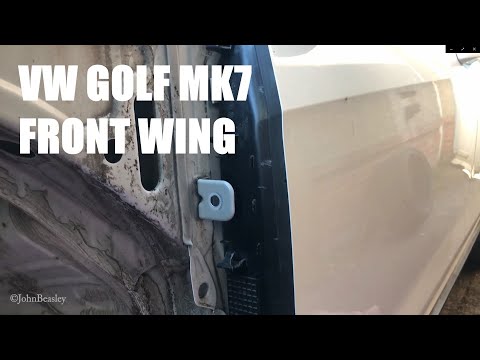 VW Golf Mk7 GTD Front Wing Fitting The Improved DIY Simplified Method