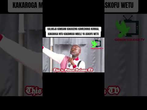 KALIKUJA KANISANI KAKASEMA KAMECHOKA KUROGA KAKAROGA MTU KAKAMUUA MBELE YA ASKOFU WETU Gwajima