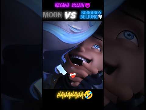 KETAWA VILLAIN MOON VS BOBOIBOY BELIUNG Boboiboy Windara Boboiboybeliung Ejenmoon Memes