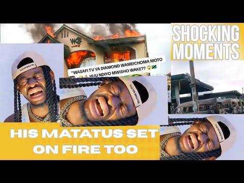 Diamond Platinum Is Here Crying Not Knowing What To Do Tanzanians Destroyed Everything