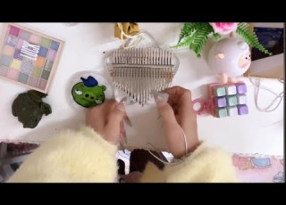 助眠ASMR 女主播的新乐器 声音清脆悦耳
