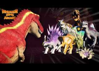  CAN TERRY SURVIVE Vs ALL DINOSAURS Dinosaur King Arcade CHALLENGE