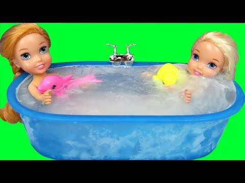 Ice Bath Elsa Anna Toddlers Bubbles Foam