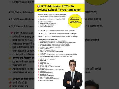RTE Form Online 2025 26 New Admission Process RTE Admission 2025 26 RTE Admission 2025 26